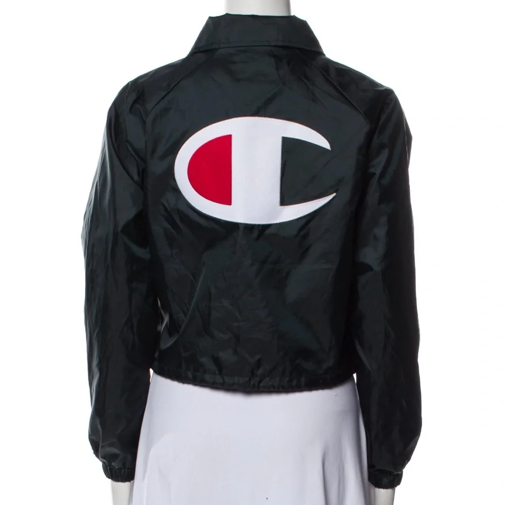 Champion Vintage Style Cropped Windbreaker - Picture 6 of 7